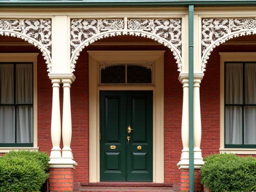 The beautifully restored facade of a federation-style home.